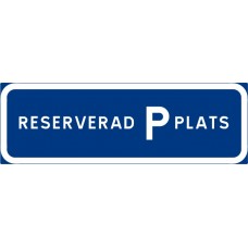 P-plats - Reserverad